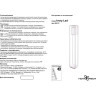 Фонарь NOVOTECH IVORY LED13W 220V уличный