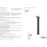 Фонарь NOVOTECH ROCA LED уличный
