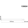 Шинопровод NOVOTECH KIT встраиваемого, накладного или подвесного монтажа 1м