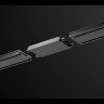 Соединитель с токопроводом прямой NOVOTECH SMAL SHINO NT23 000 для низковольтного шинопровода, IP20 48V (черный)