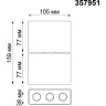 Спот NOVOTECH BELLA LED накладной 357951