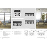 Спот NOVOTECH GESSO LED 64W карданный 358038