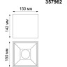 Спот NOVOTECH RECTE LED 30W накладной 357962