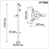 371064 STREET NT26 000 черный Светильник ландшафтный IP65 GU10 max.35W 220-240V RALTE NV-371064