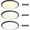 Светильник накладной NOVOTECH OVER 359209 NT23 326 IP43 LED 36W 170-265V 3240Лм 3000-6000диммируемый с датчиком движения,пульт ДУ в комплекте черный