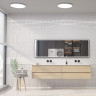 Светильник накладной NOVOTECH OVER 359211 NT23 327 IP43 LED 48W 170-265V 4320Лм 3000-6000К диммируемый с датчиком движения,пульт ДУ в комплекте белый