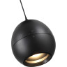 Светильник подвесной NOVOTECH SFERO 359342 OVER NT24 IP20 LED 7W 3000K 760Лм 170-265V с механизмом регулировки высоты, провод 2м черный