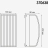 Уличный настенный светильник NOVOTECH ZEBRA 370638