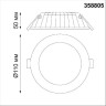 Встраиваемый светильник NOVOTECH GESSO 358805