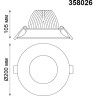 Встраиваемый светильник NOVOTECH GLOK 358026